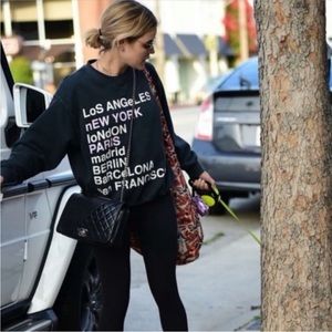 Anine Bing City Sweatshirt size L